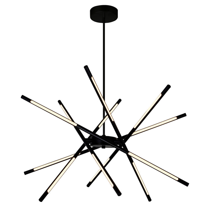 CWI Oskil 1375p31-6-101 Chandelier Light - Black