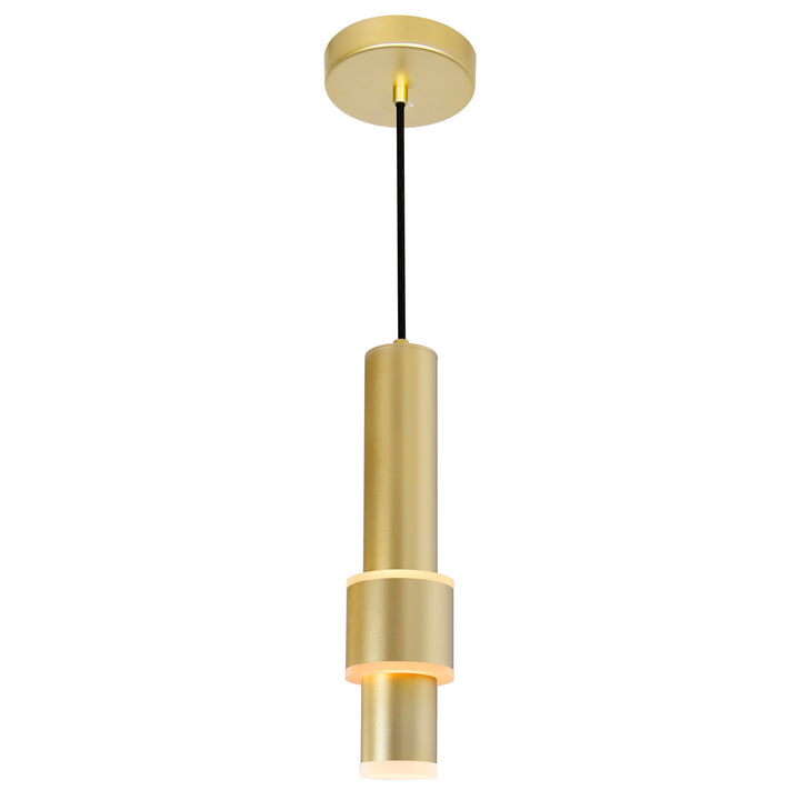 CWI Lena 1390p5-1-602 Pendant Light - Satin Gold