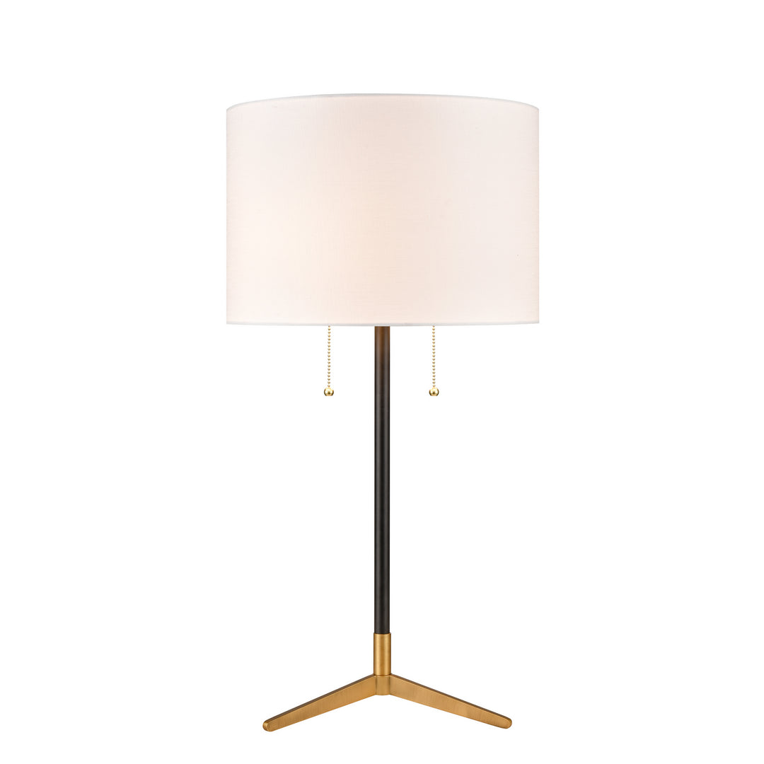 Elk Lighting D3120WHT Modern Clubhouse Lamp Matte Black