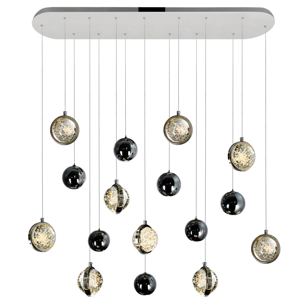 CWI Salvador 1673p40-9-613-rc Pendant Light - Polished Nickel