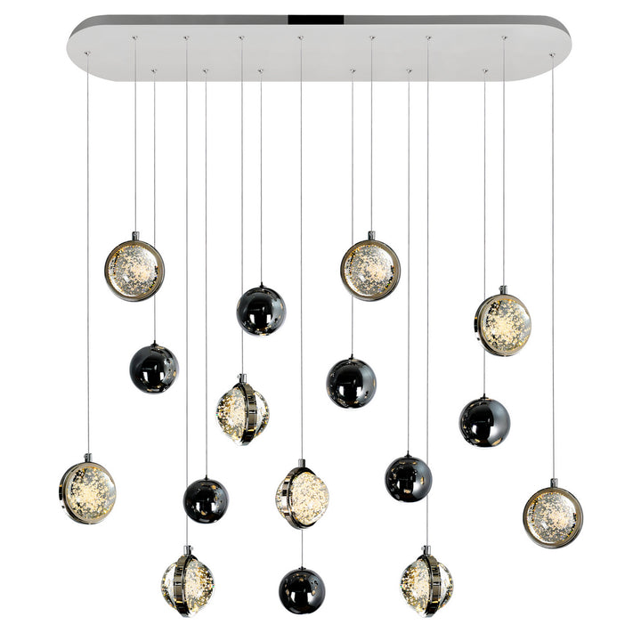 CWI Salvador 1673p40-9-613-rc Pendant Light - Polished Nickel