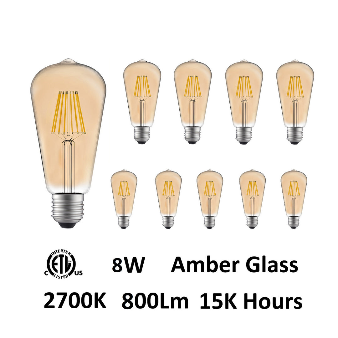 Cwi Lighting ST19K2700W8-10  Bulbs Light Bulb Glass