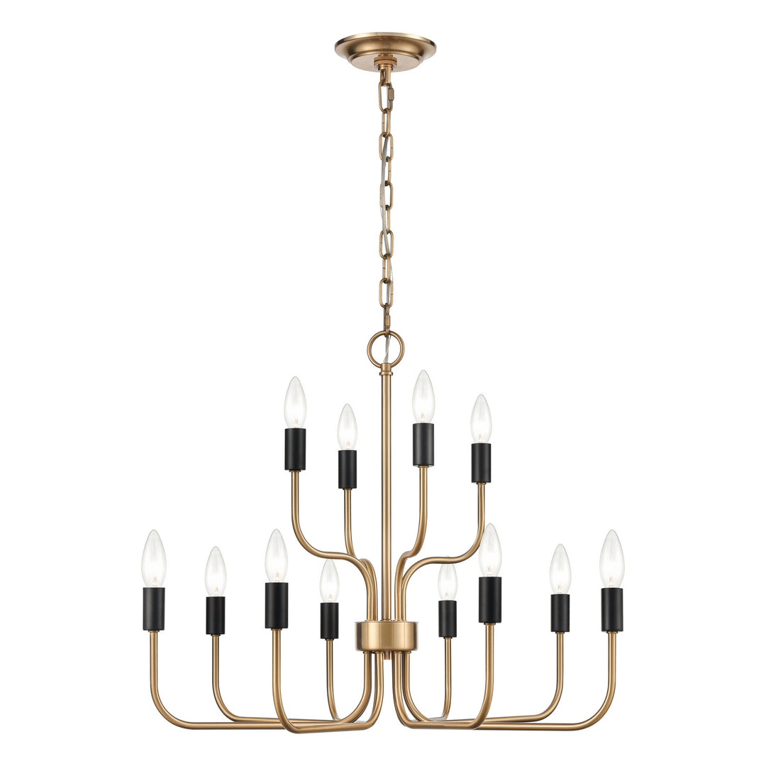 Elk Epping Avenue H0018-8566 Chandelier Light - Aged Brass