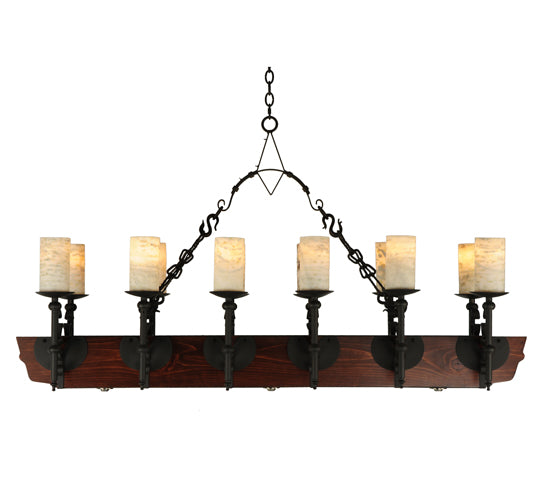 Meyda Tiffany Tudor 127483 Pendant Light - Wrought Iron