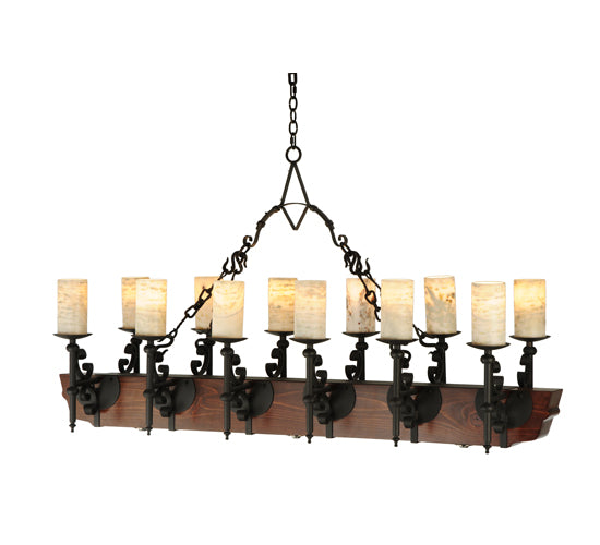Meyda Tiffany Tudor 127483 Pendant Light - Wrought Iron