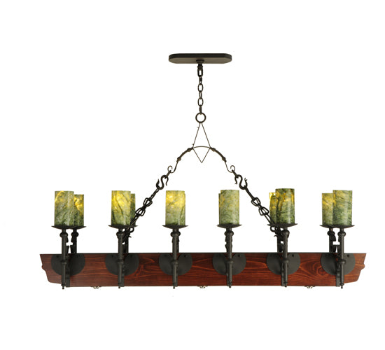 Meyda Tiffany Tudor 127484 Pendant Light - Wrought Iron