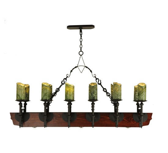 Meyda Tiffany Tudor 127486 Pendant Light - Wrought Iron