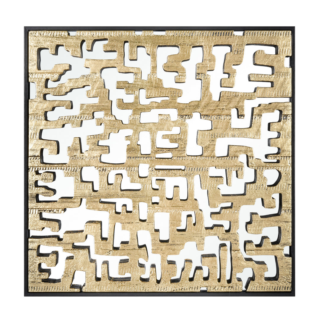Elk Lighting H0036-8216 Modern Mapped Mirror Gold