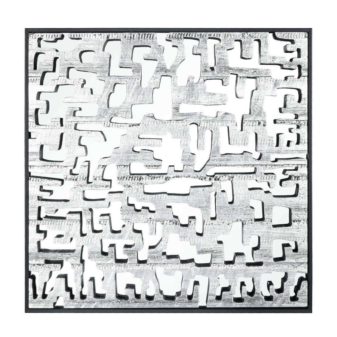 Elk Lighting H0036-8217 Modern Mapped Mirror Silver