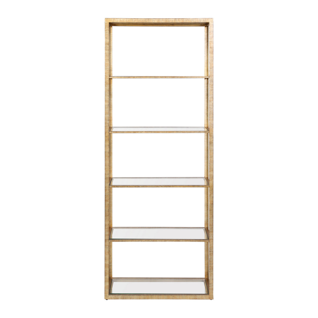 Elk Lighting H0115-7724 Modern Strie Furniture Antique Brass