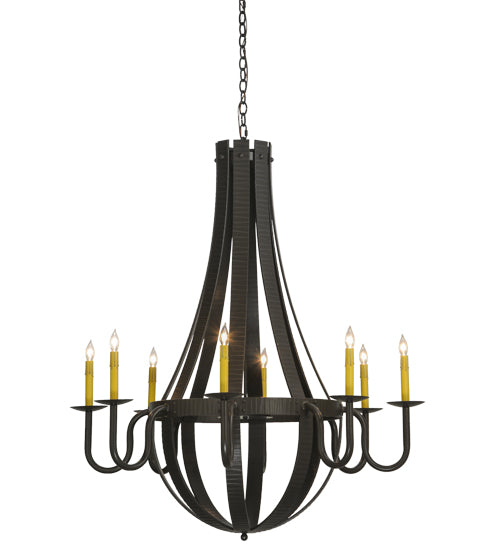 Meyda Tiffany Barrel Stave 127509 Chandelier Light - Timeless Bronze