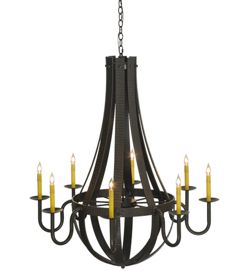Meyda Tiffany Barrel Stave 127509 Chandelier Light - Timeless Bronze
