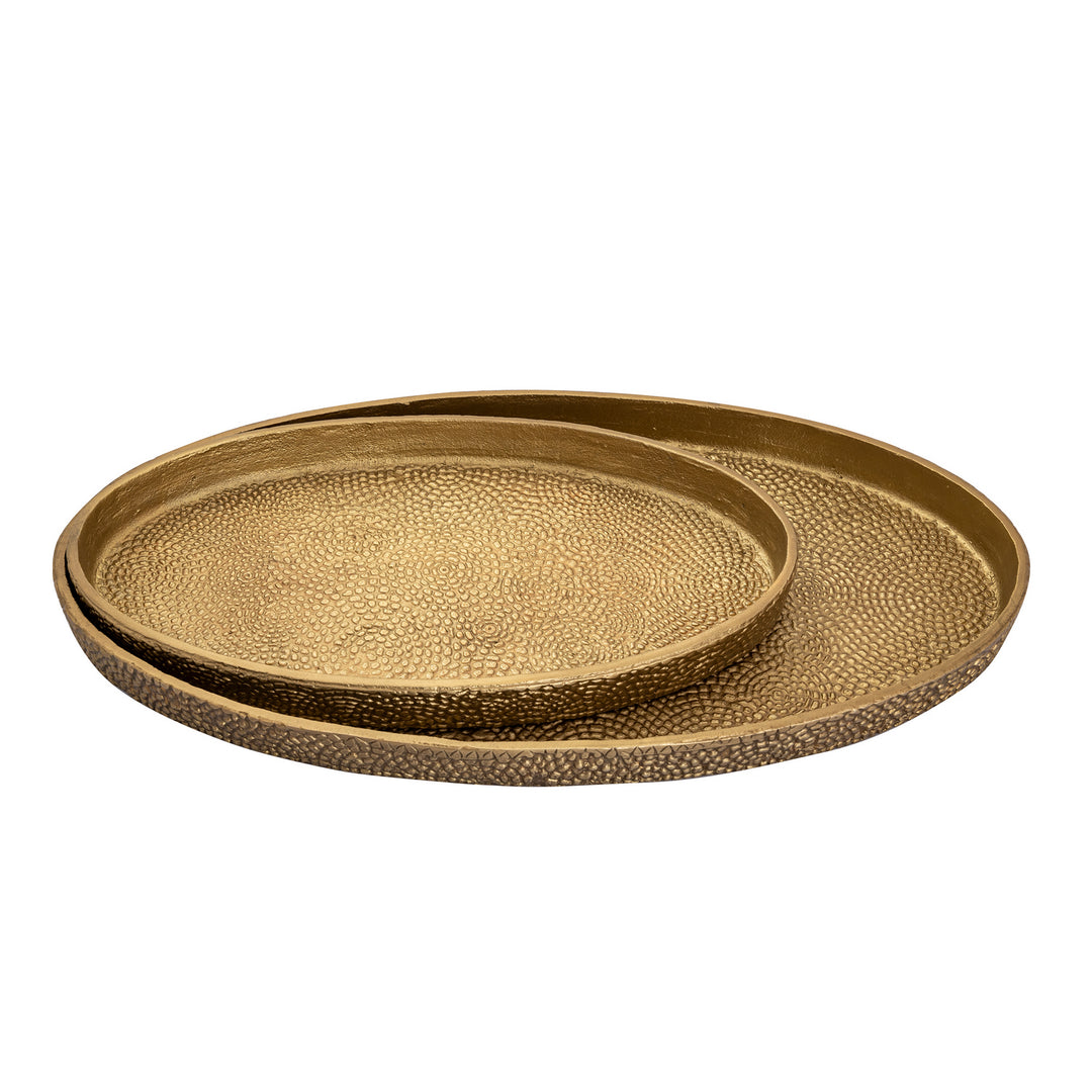 Elk Lighting H0807-10655/S2 Modern Oval Pebble Home Decor Antique Brass