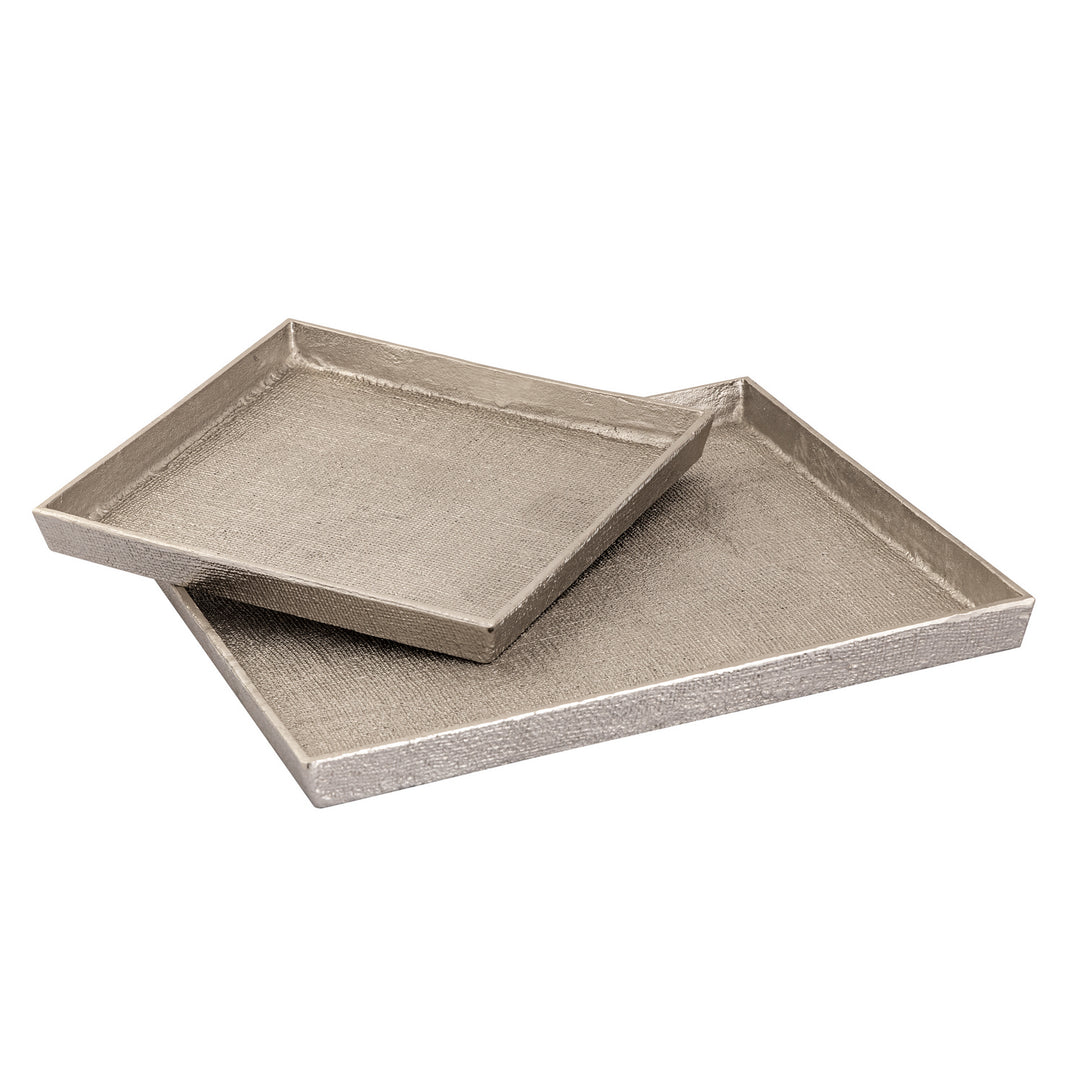 Elk Lighting H0807-10661/S2 Modern Square Linen Home Decor Antique Nickel