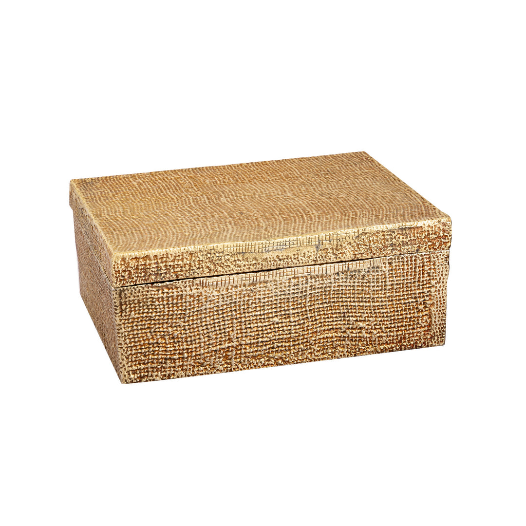 Elk Lighting H0807-10663  Square Linen Home Decor Antique Brass