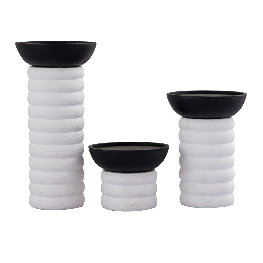 Elk Lighting H0897-10527/S3 Modern Stack Home Decor Plaster White