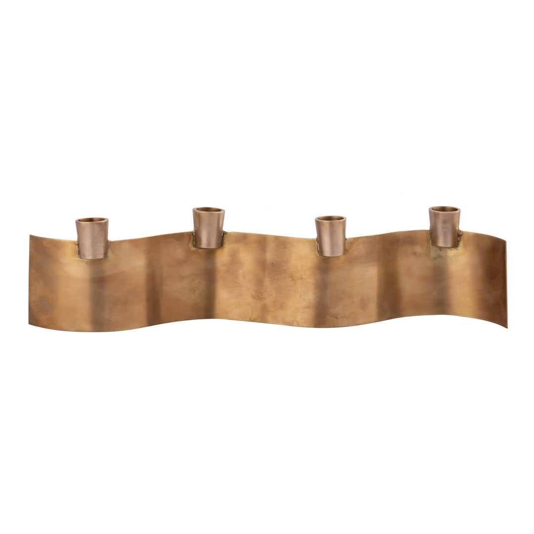 Elk Lighting H0897-10534 Modern Curve Home Decor Aged Brass
