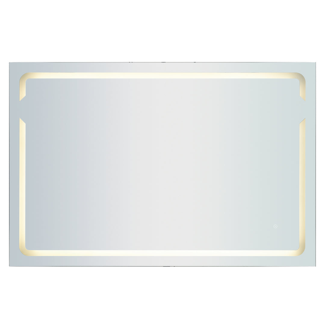 Elk Lighting LM3K-6040-PL4  L E D Mirror Mirror Brushed Aluminum