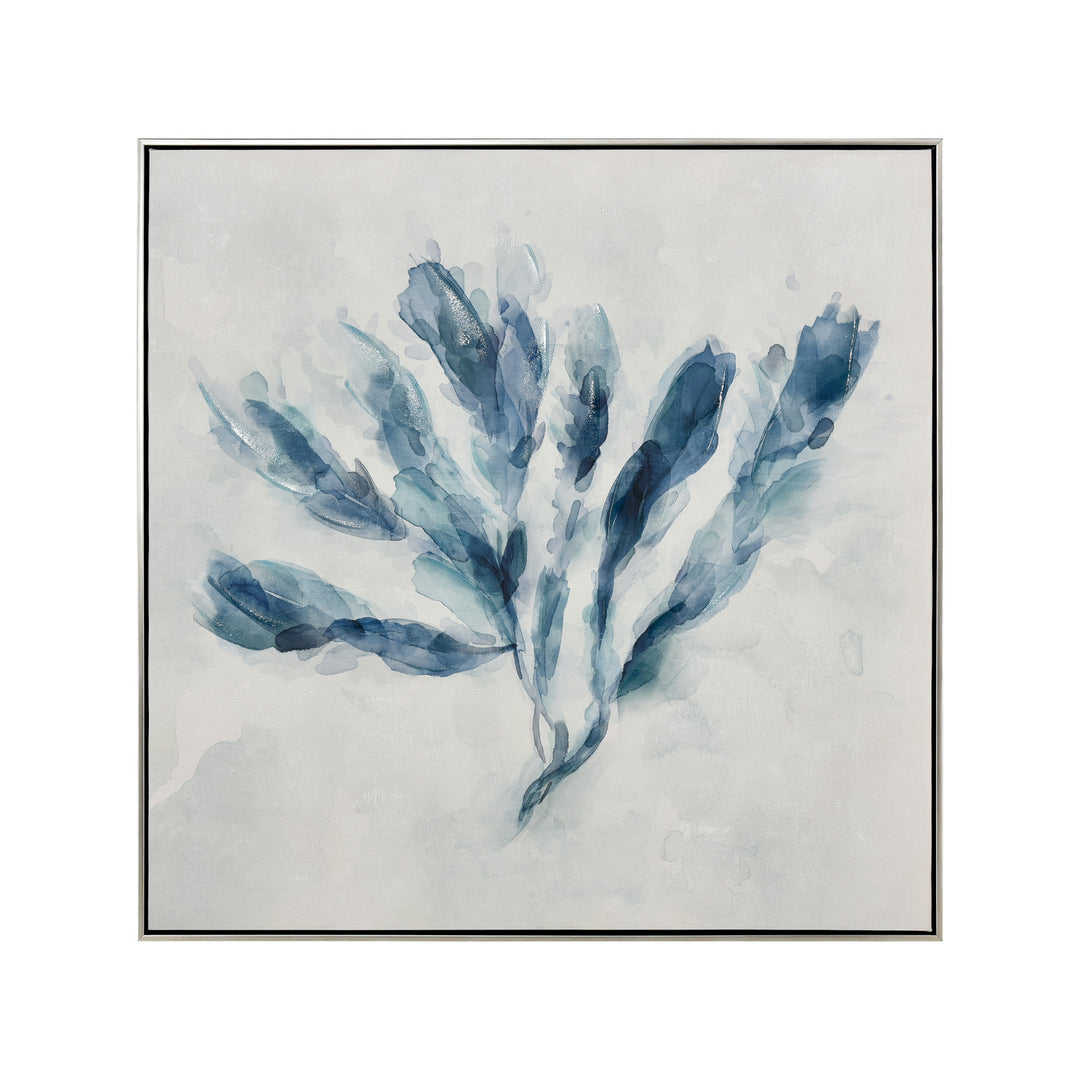 Elk Lighting S0016-10179 Modern Blue Seagrass Mirror White