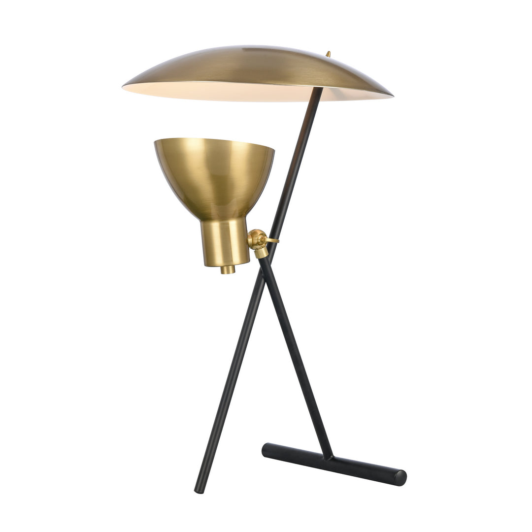 Elk Lighting H0019-9511 Modern Wyman Square Lamp Satin Gold