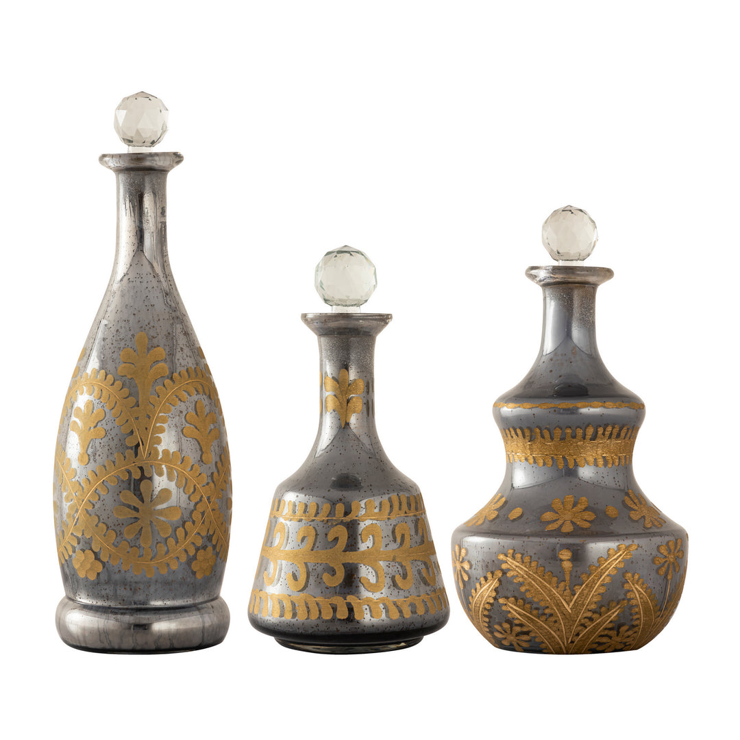 Elk Lighting S0807-8757/S3  Kemal Home Decor Antique Silver