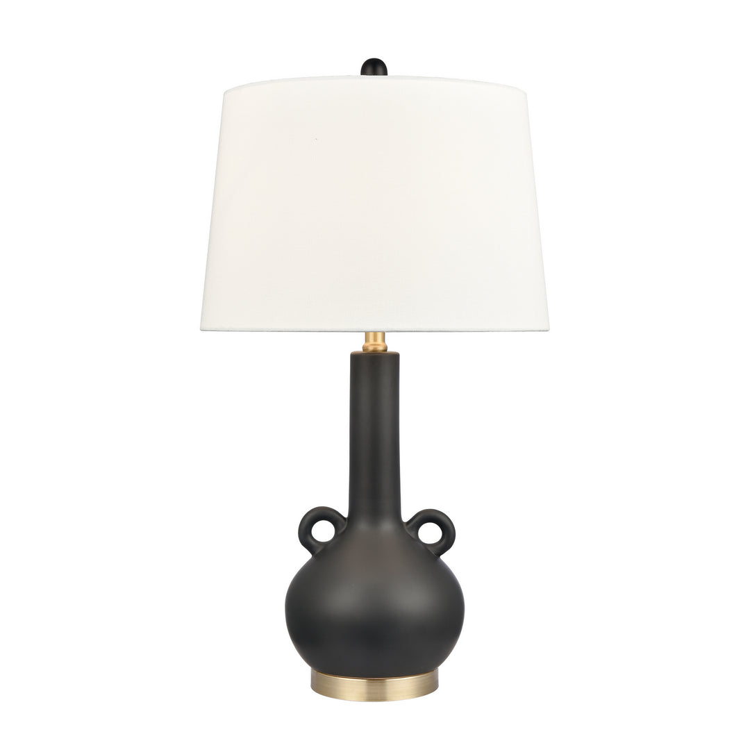 Elk Lighting S0019-9495  Sanderson Lamp Matte Black Glazed