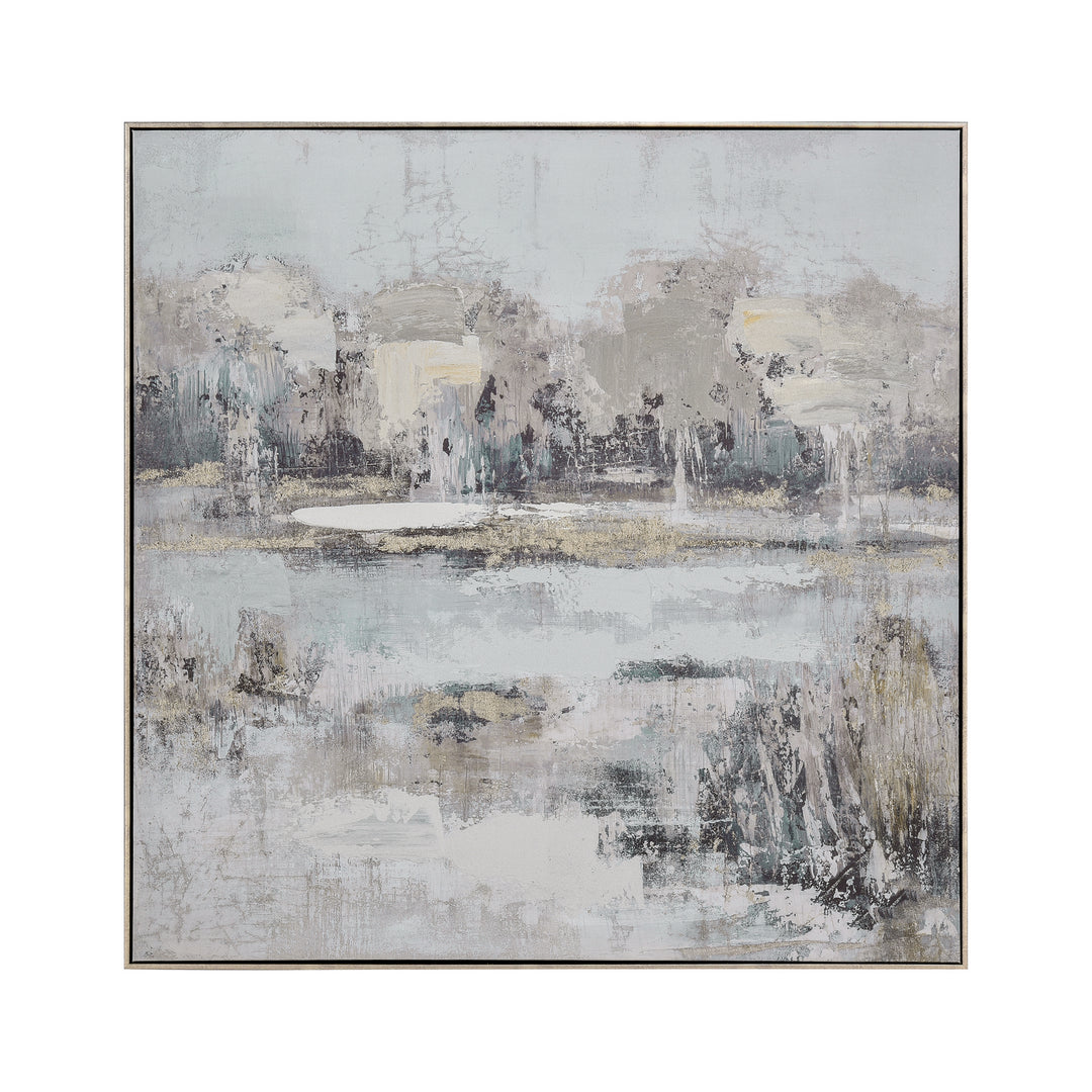 Elk Lighting S0056-10627 Modern Bronson Lake Abstract Mirror Gray