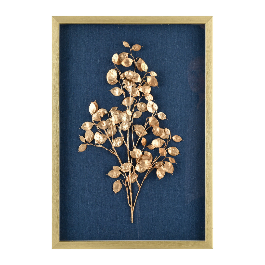 Elk Lighting S0056-9834  Leaf Shadow Mirror Gold