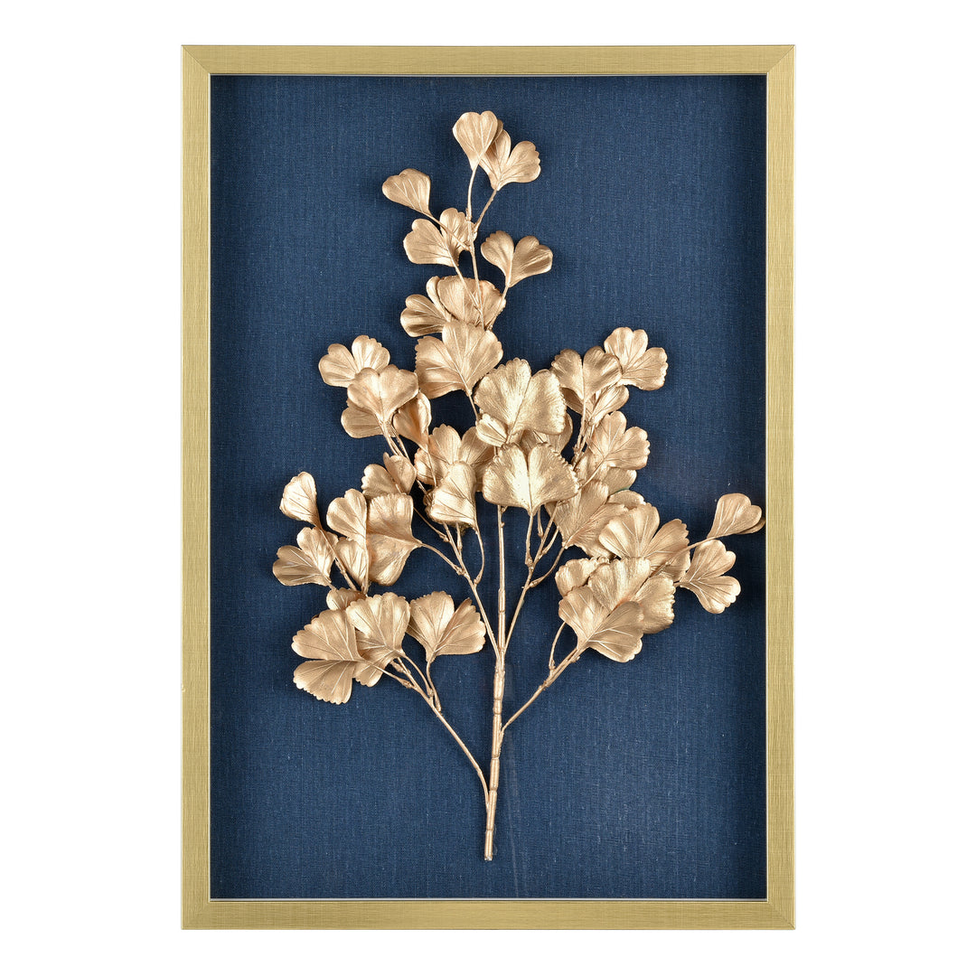 Elk Lighting S0056-9835  Leaf Shadow Mirror Gold