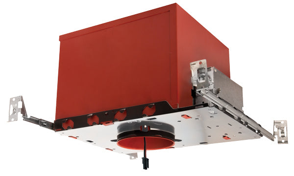 Elco Lighting ELK73FICAD  New Construction 2-Hour Fire Rated Ic Airtight Housing Recessed Light Pewter, Nickel, Silver