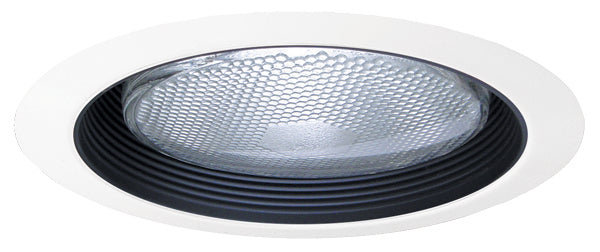 Elco Lighting ELP530KB  Phenolic Baffle Trim With Socket Bracket Recessed Light White