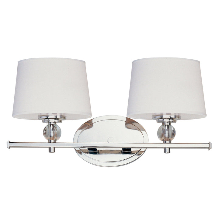 Maxim Rondo 12762WTPN Bath Vanity Light 17 in. wide - Polished Nickel