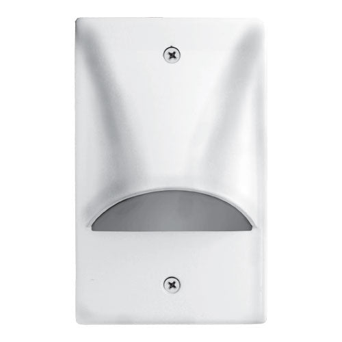 Elco Lighting ELST9830W  Mini Led Step Light With Scoop Landscape Light White