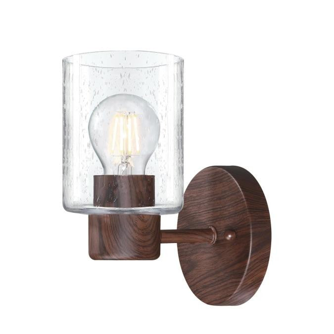 Westinghouse Sylvestre 6126300 Wall Sconce Light - Walnut