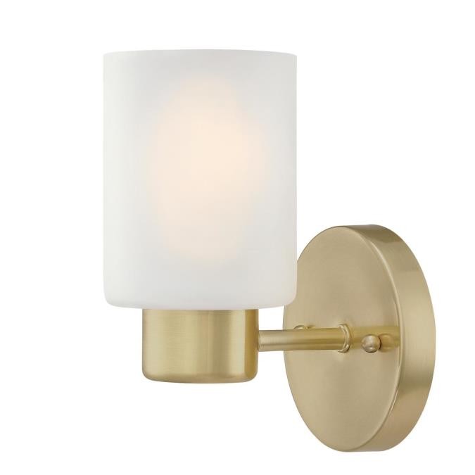 Westinghouse Sylvestre 6126400 Wall Sconce Light - Champagne Brass