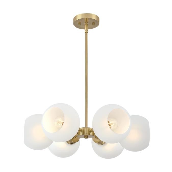 Westinghouse Dorney 6128100 Chandelier Light - Champagne Brass