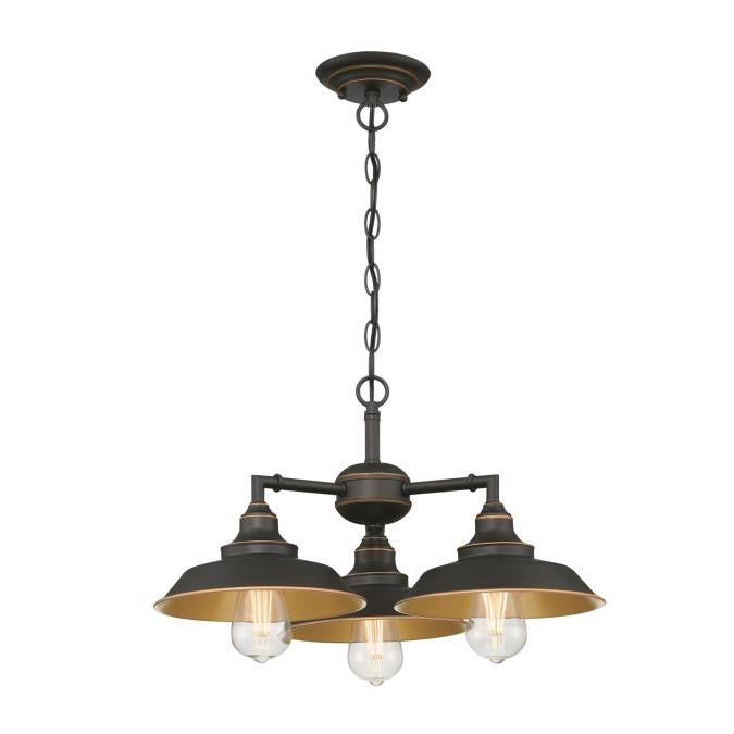 Westinghouse Iron Hill 6129200 Chandelier Light - Oil Rubbed Bronze With Highlights