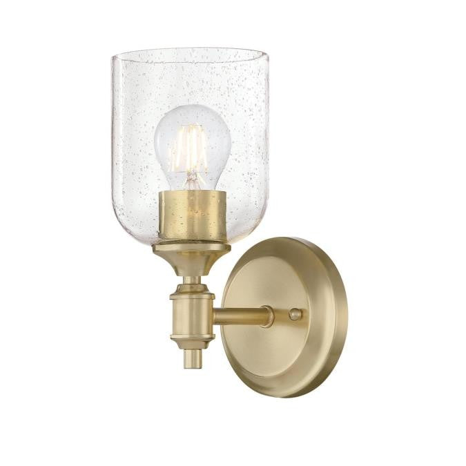 Westinghouse Basset 6129600 Wall Sconce Light - Champagne Brass