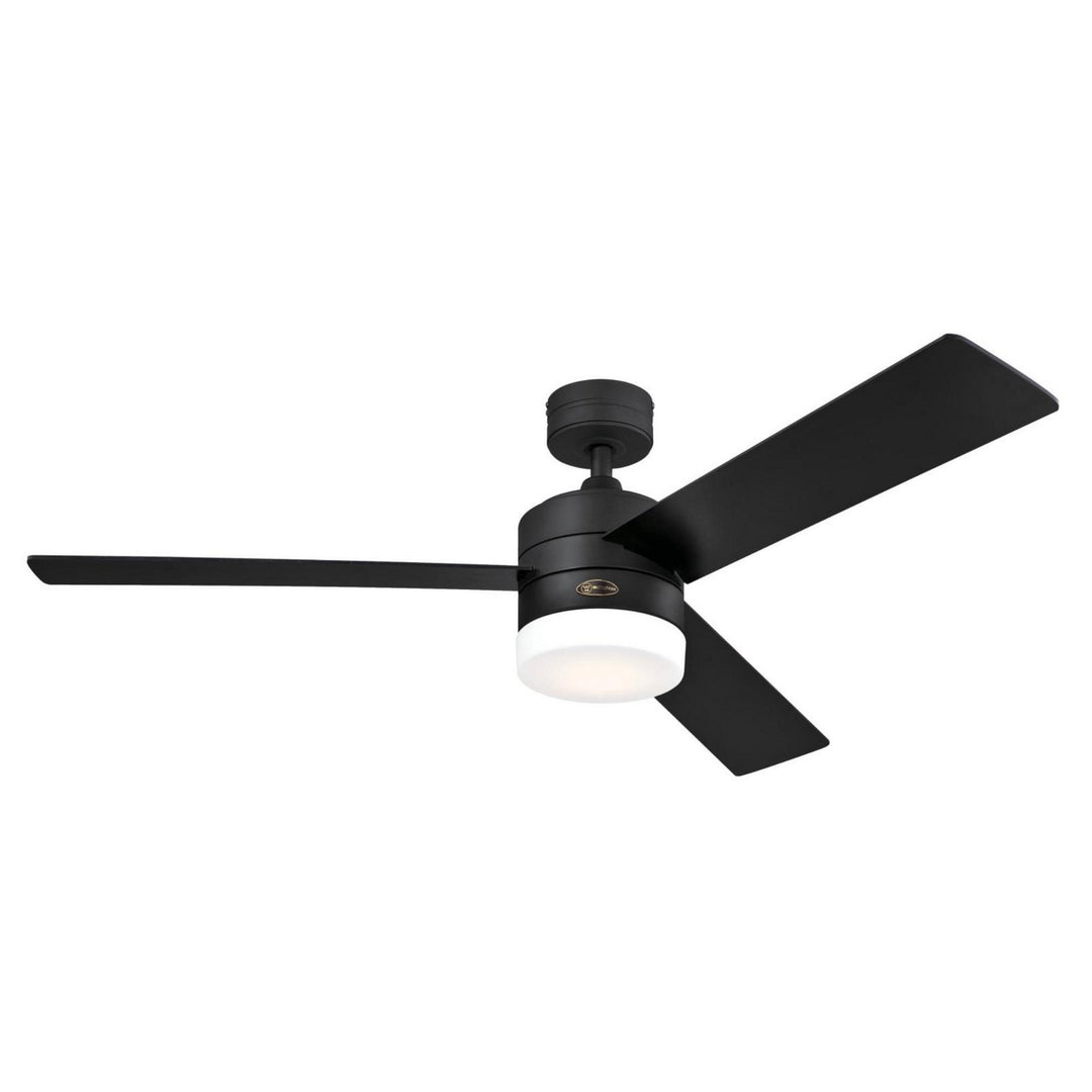 Westinghouse Alta Vista 74006A00 Ceiling Fan - Matte Black, Black / Bleached Cherry/