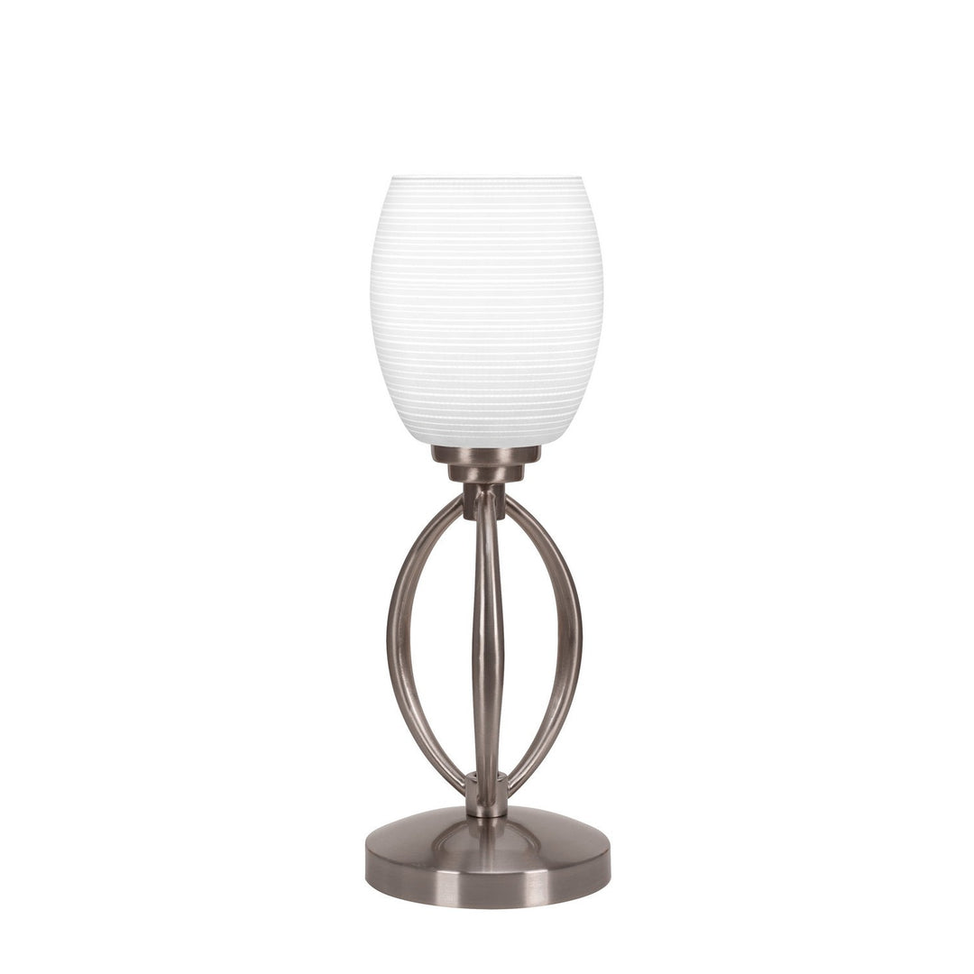 Toltec Lighting 2410-BN-4021  Marquise Lamp Brushed Nickel