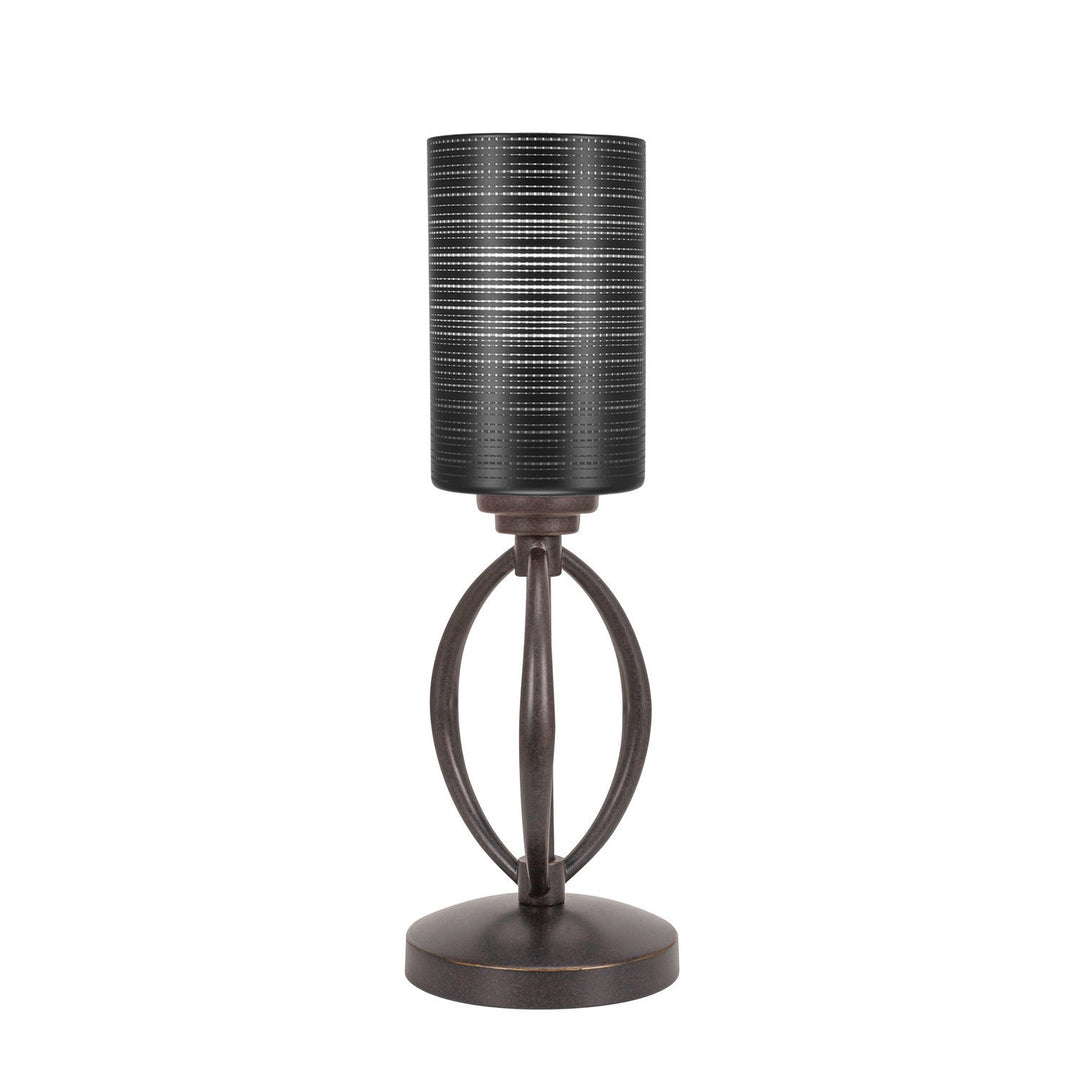 Toltec Lighting 2410-DG-4069  Marquise Lamp Dark Granite