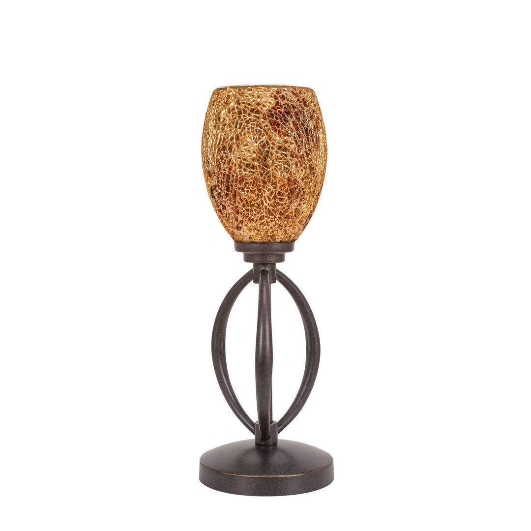 Toltec Lighting 2410-DG-4175  Marquise Lamp Dark Granite