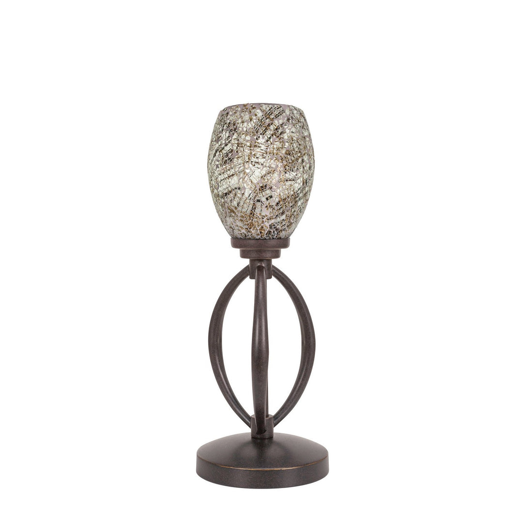 Toltec Lighting 2410-DG-5054  Marquise Lamp Dark Granite