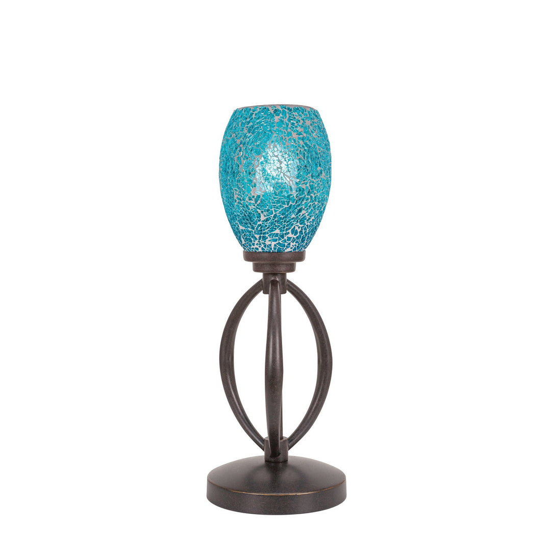 Toltec Lighting 2410-DG-5055  Marquise Lamp Dark Granite