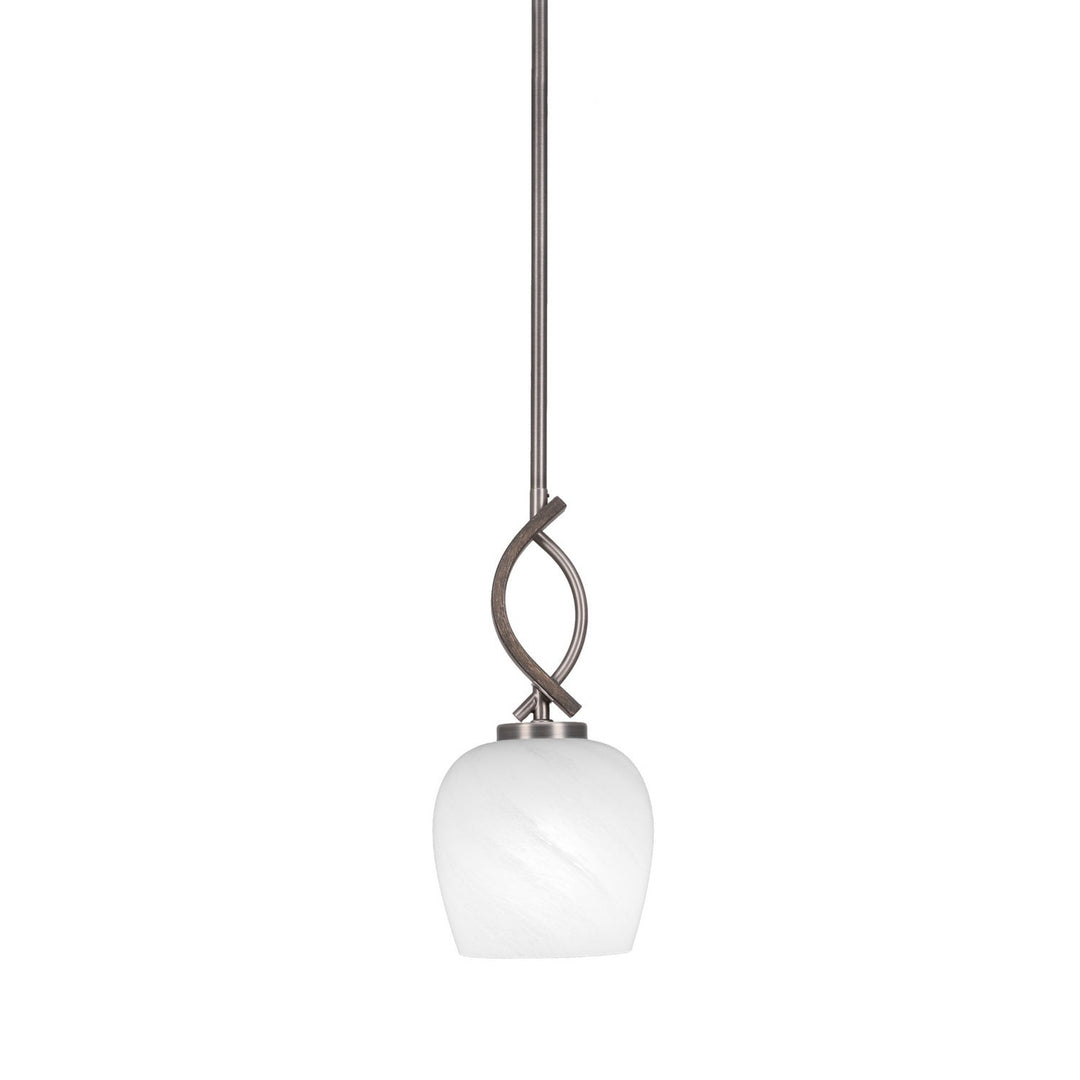 Toltec Monterey 2901-gpdw-4811 Pendant Light - Graphite & Painted Distressed Wood-look