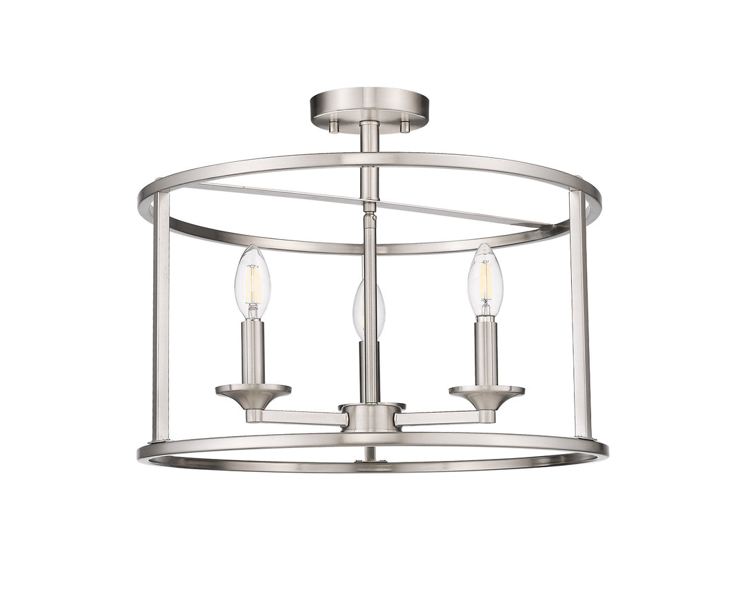 HOMEnhancements Vivio 7-70358 Pendant Light - Brushed Nickel