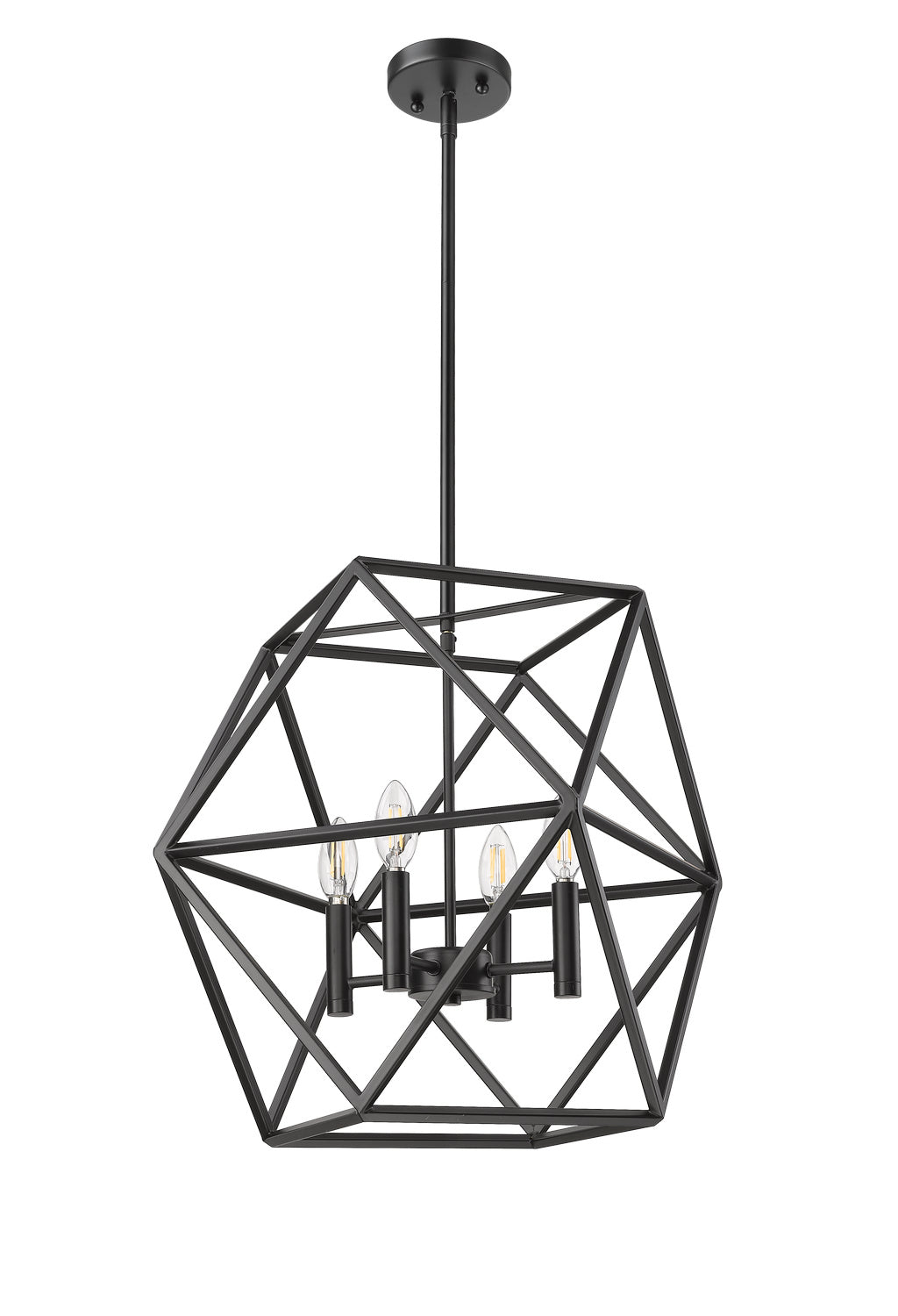 HOMEnhancements Vivio 7-70361 Pendant Light - Matte Black