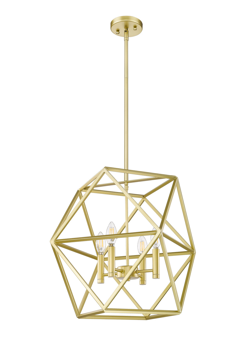 HOMEnhancements Vivio 7-70364 Pendant Light - Champagne Gold