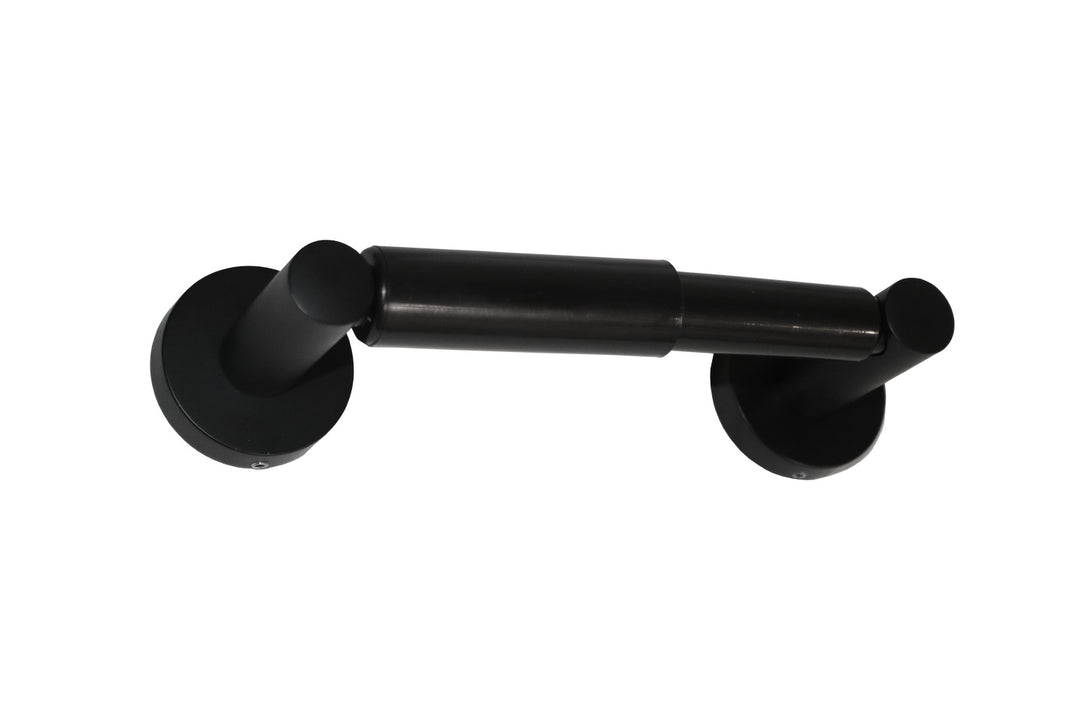 Homenhancements BH-20220-MB Round Bath Hardware Paper Holder Plumbing Black