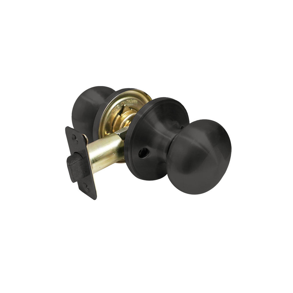 Homenhancements DH-6082DMY-MB Door Hardware Mushroom Dummy Knob Home Decor Black